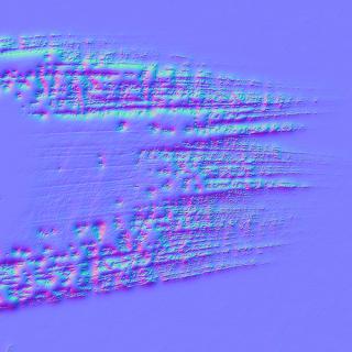 Photo Textures of Brush Strokes + Normal Mapping